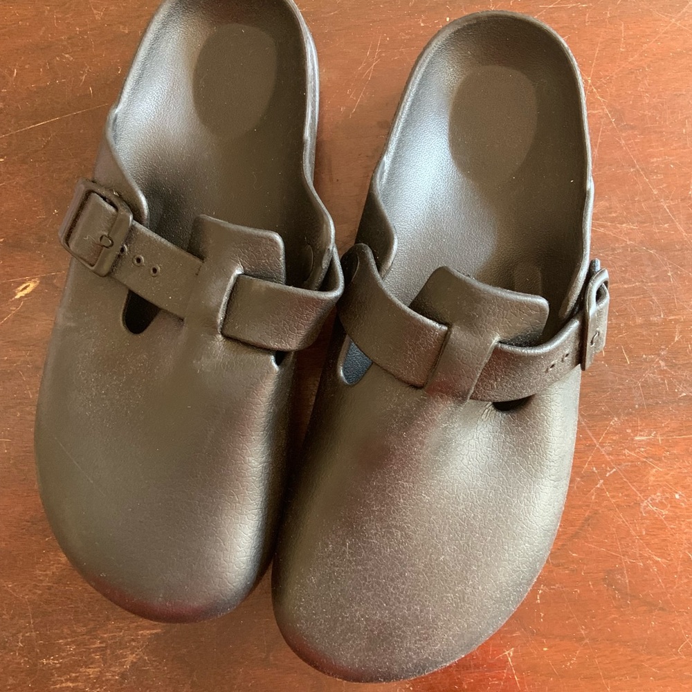 Birkenstock Style EVA Rubber Clogs Size 8.5